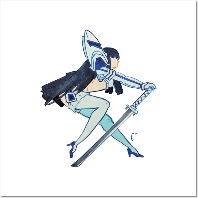 Satsuki Pin Up Wall Art by Sugar_Lobster